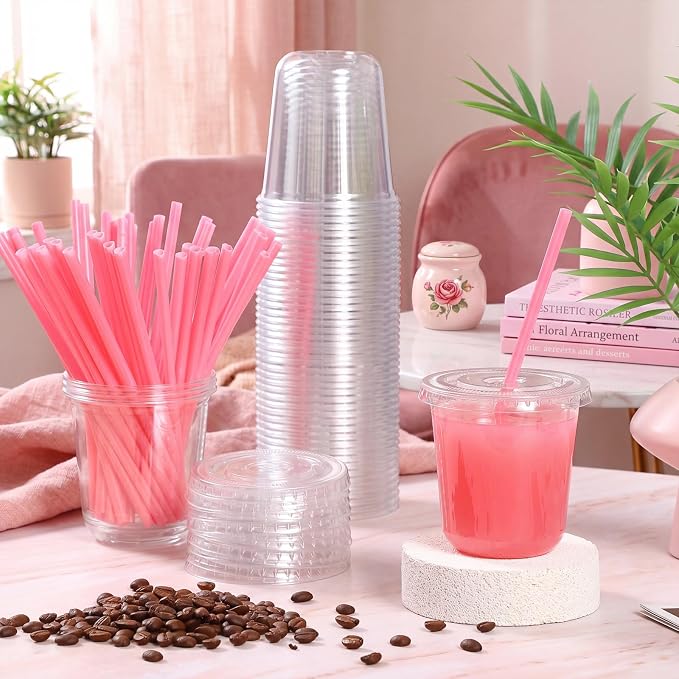 Ziliny 25 Sets Clear Plastic Cups - Image 3