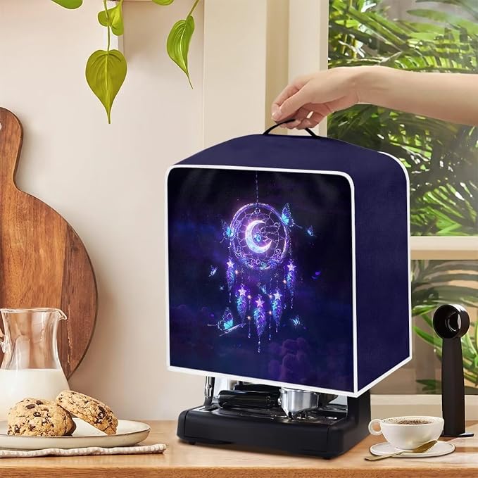 Coffee Machine Dust Cover Dreamy Starry Sky Print Waterproof Universal Barista - Image 4
