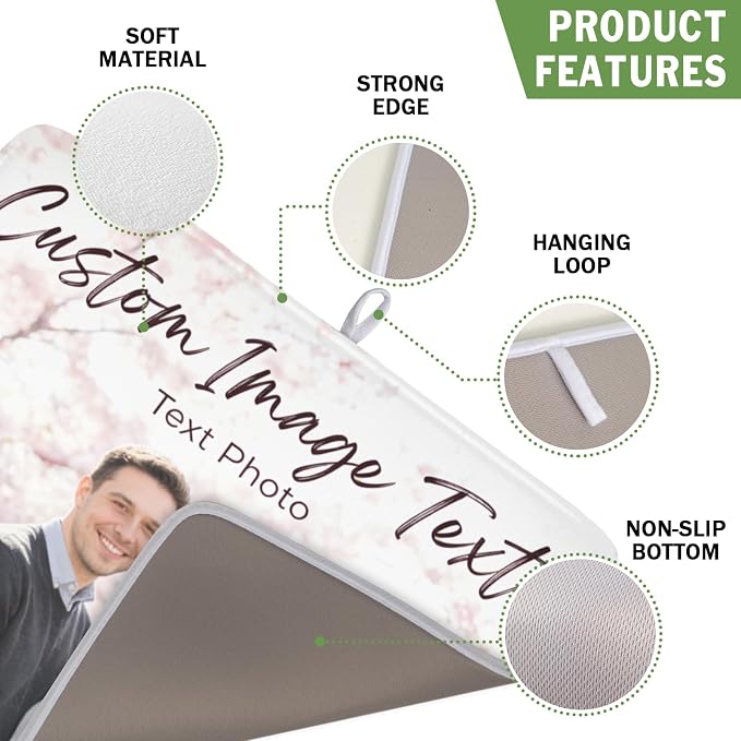 Custom Personalized Dish Drying Mat - Image 3