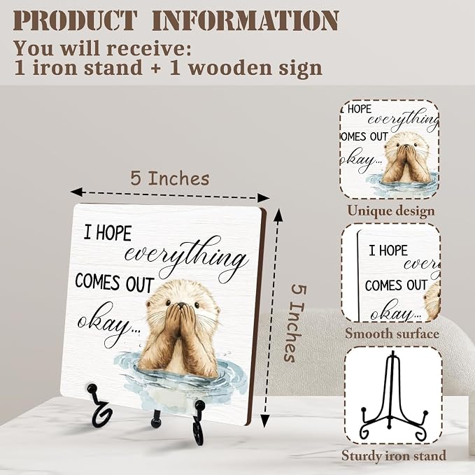 Funny Otter Bathroom Counter Decor - Image 2