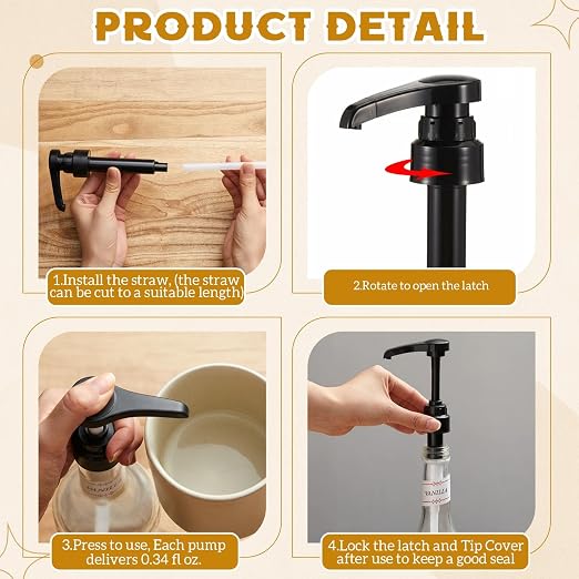 Nuogo Coffee Syrup Pump Only Compatible - Image 6