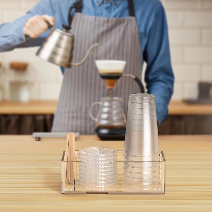 Coffee Bar Accessories and Organizer, Disposable Cup Holder - Image 7