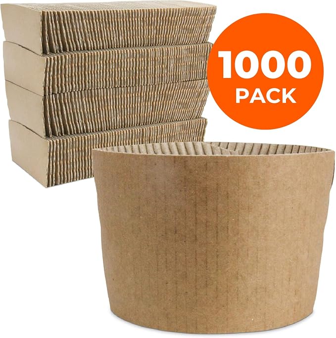 FMP Brands 1000 Pack Coffee Sleeves - Image 2