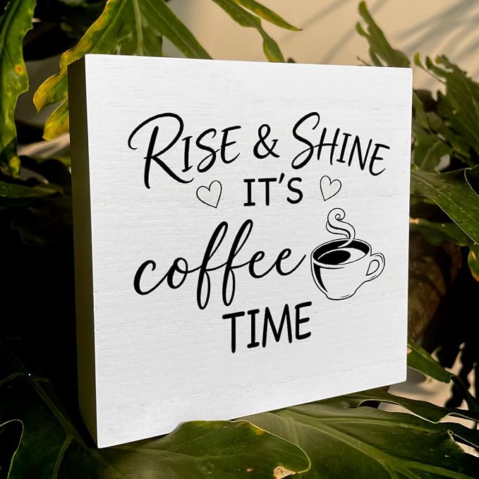 Farmhouse Coffee Bar Sign 5x5 Inch - Image 6