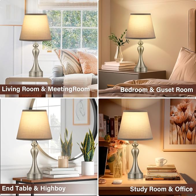 Seealle Touch Lamps for Nightstand - Image 5