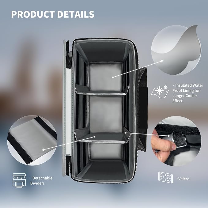 Resuable 3 Cups Drink Carrier for Delivery - Image 3