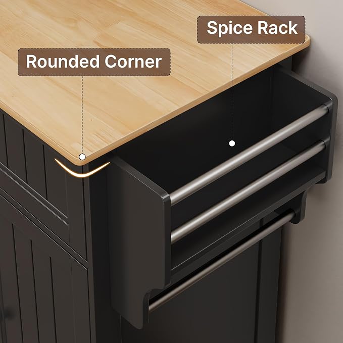Gizoon Kitchen Island Cart - Image 5