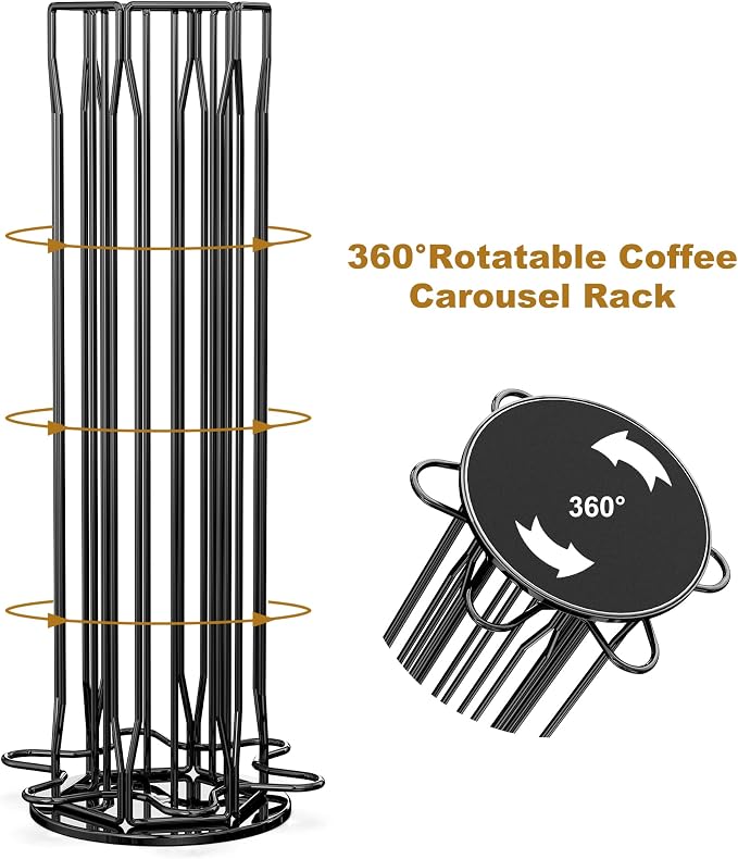 Coffee Pod Holder for Nespresso OriginalLine, Coffee Pod Storage Organizer 360 - Image 4