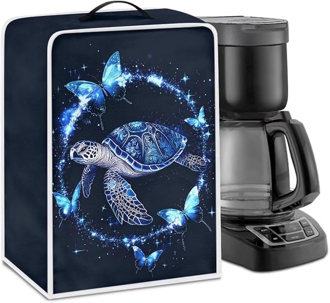 Turtle Butterfly Coffee Machine Covers by Kathyboom