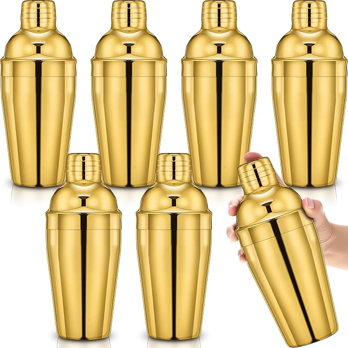 Nitial 6 Pcs Bar Cocktail Shaker Professional Stainless Steel Martini Drink by Nitial
