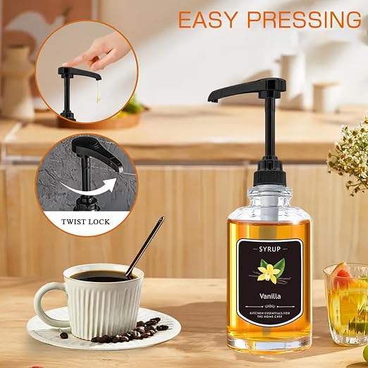 3Pack Coffee Syrup Pump, Compatible - Image 4