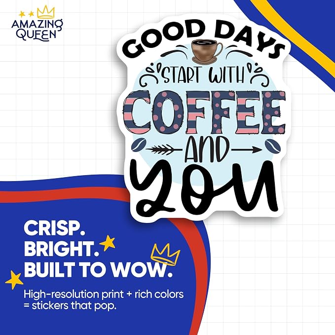 Good Days Coffee Stickers - Image 2