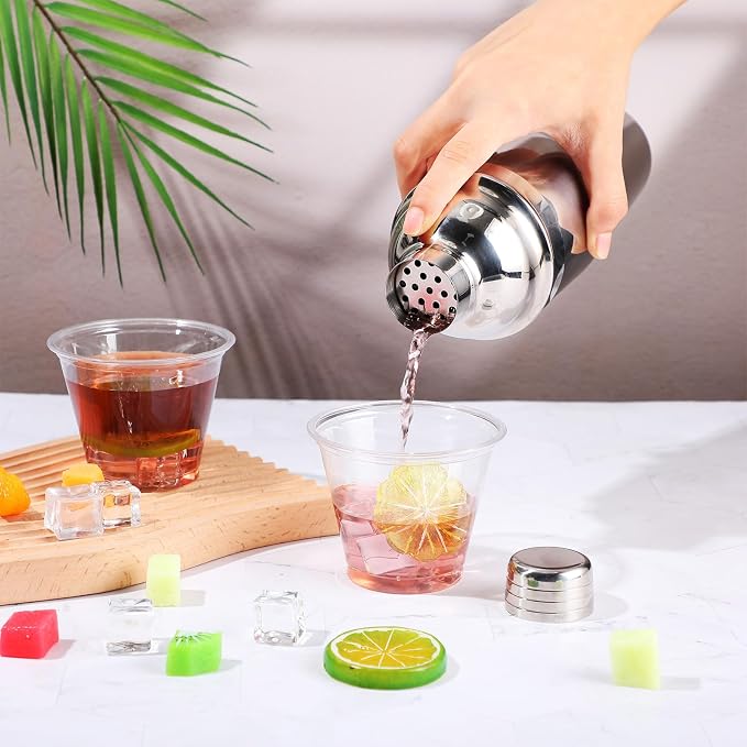 Nitial 6 Pcs Bar Cocktail Shaker Professional Stainless Steel Martini Drink - Image 4