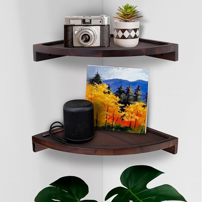 Demigo Floating Round Corner Shelves - Image 8