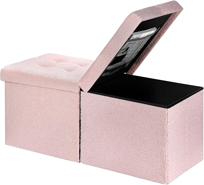 AmasSmile Footrest Ottoman Bench by AmasSmile
