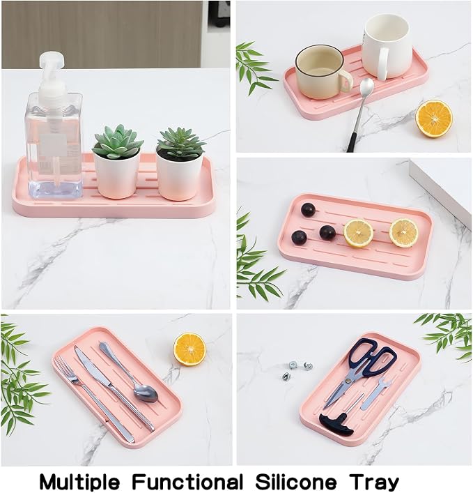 MicoYang Silicone Kitchen Sink Organizer Tray - Image 5