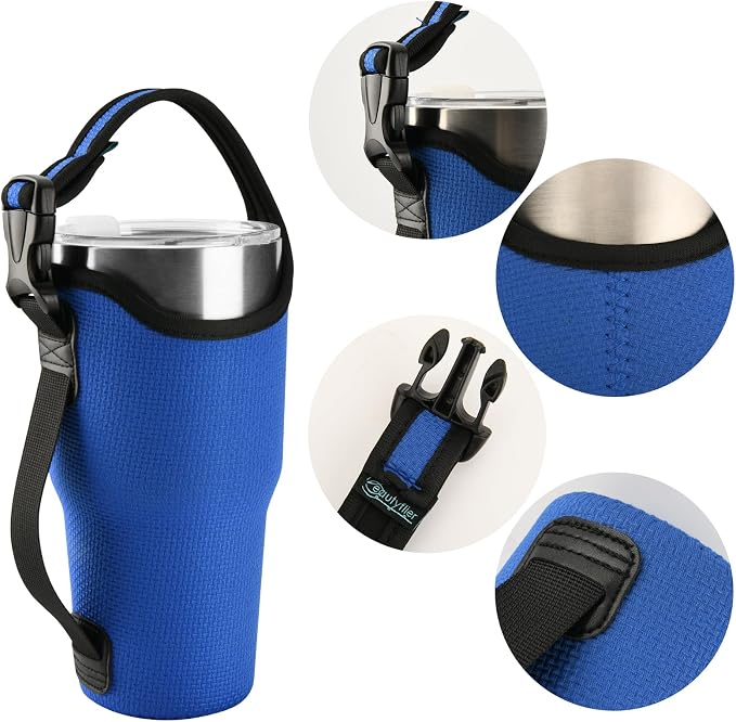 Beautyflier Neoprene 3IN1 Tumbler Carrier Holder Pouch Compatible - Image 2