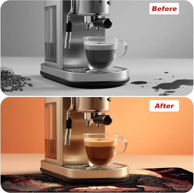 Coffee Mat, Coffee Bar Accessories Fit Under Coffee Maker Espresso Machine - Image 6