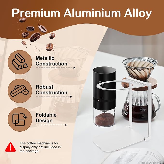 Stand Compatible with Outin Nano – Portable Foldable Coffee Maker Stand with - Image 4