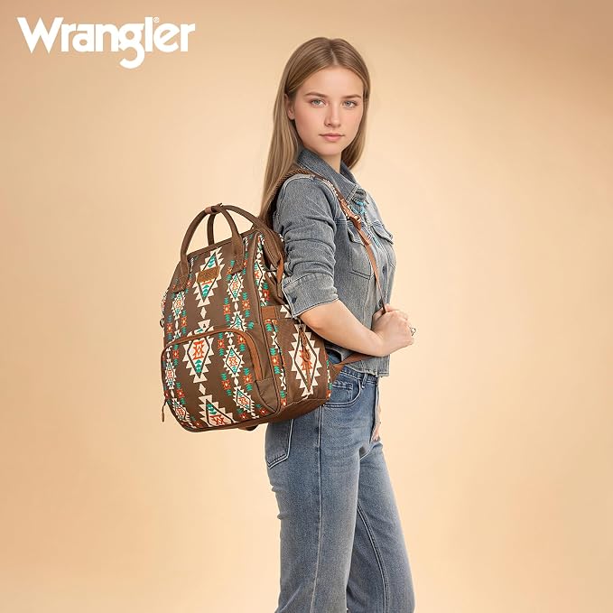 Montana West Wrangler Callie Diaper Bag Backpack - Image 7