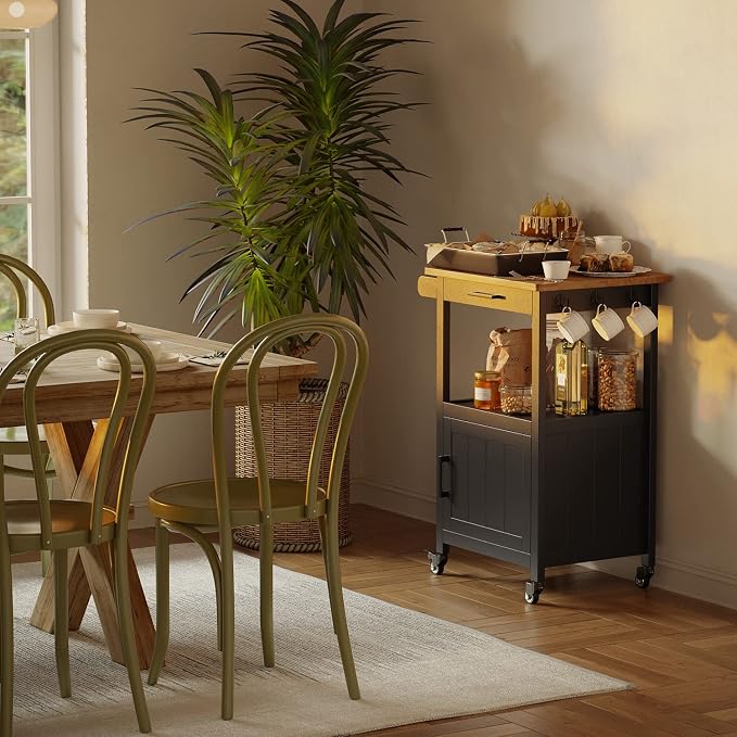 Qsun Kitchen Island on Wheels - Image 8