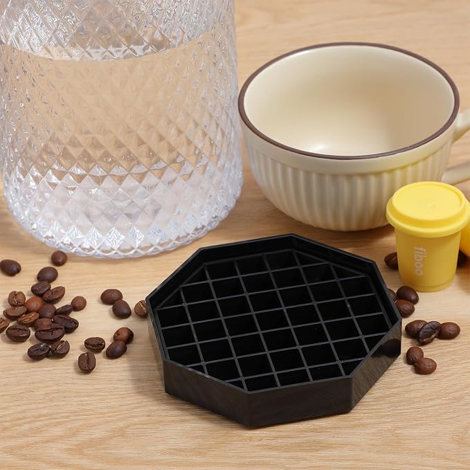 8 Pcs 4 Inch Coffee Drip Tray Countertop Octagon Humidity Drip Trays - Image 4