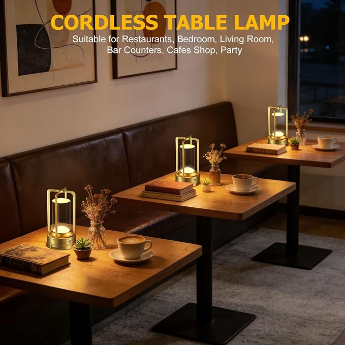 OCATO Portable Cordless Table Lamp: Rechargeable Desk Lamp - Image 6