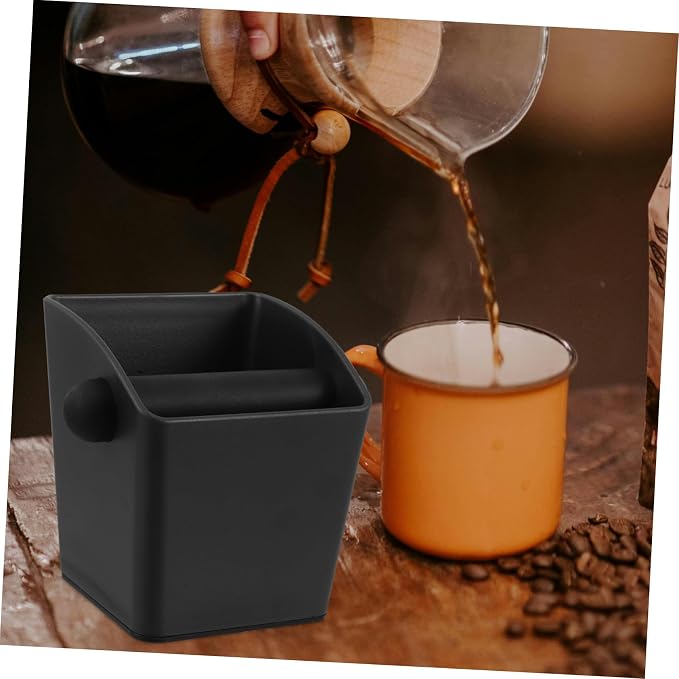STOBOK Espresso Coffee Grounds Collector Bin Large Capacity Waste Disposal Box - Image 4