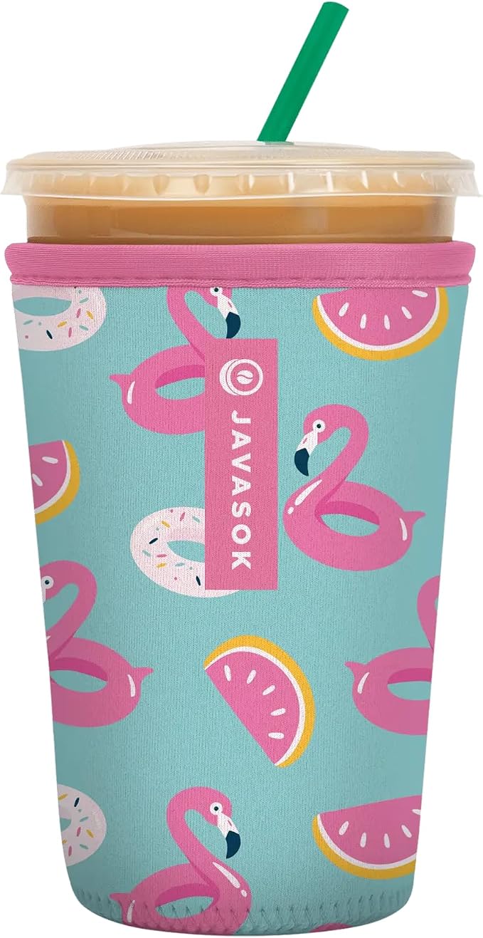 Sok It JavaSok Iced Coffee & Cold Soda Insulated Neoprene Cup Sleeve by SokIt