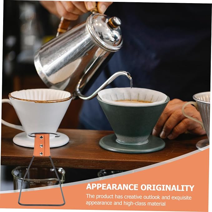 1pc Metal Coffee Dripper Stand Height Coffee Filter Rack - Image 4