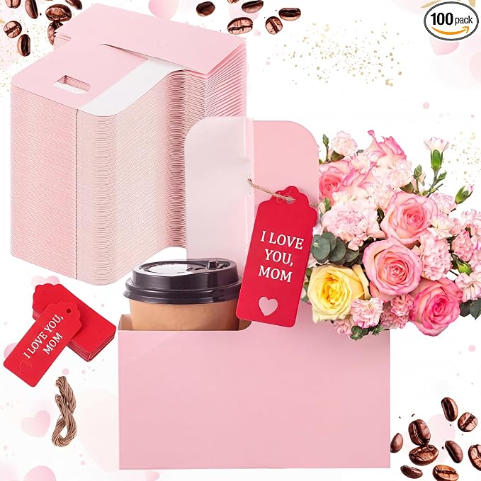 MotiMind 100 Pack Teacher Appreciation 2 Cup Drink Carrier by MotiMind