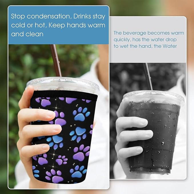 Paw Print Coffee Cup Sleeves - Image 6