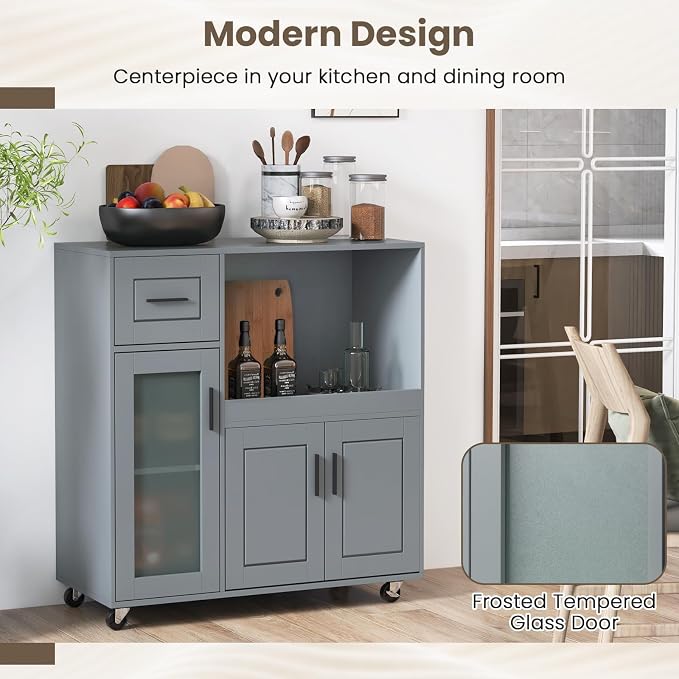 Giantex Kitchen Island Cart - Image 6