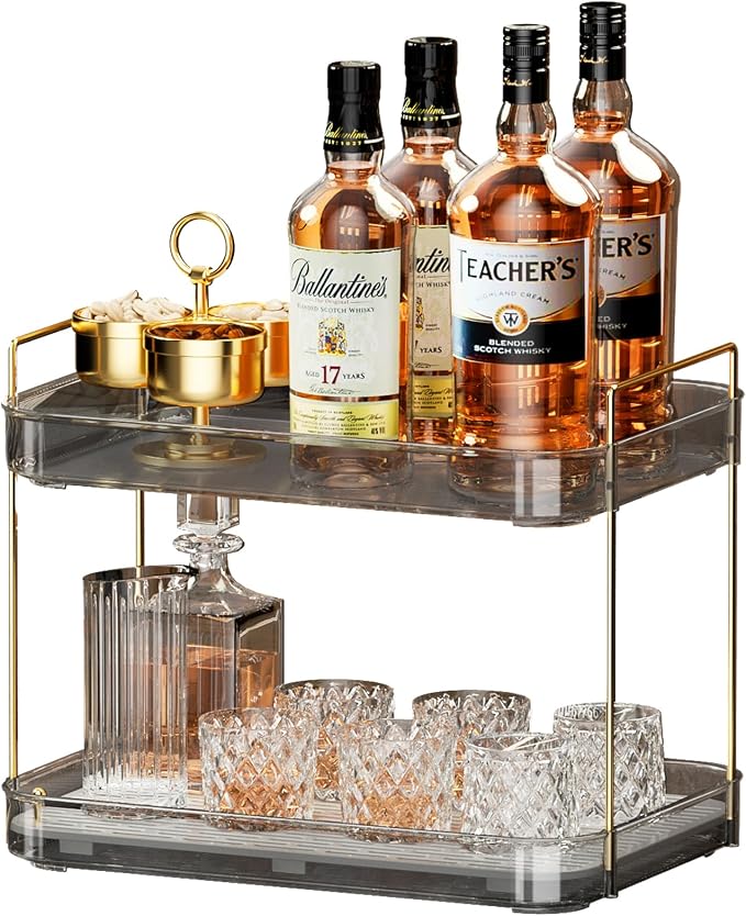 Seoneiro Whiskey Tray, Glass Cup Rack, Mug Holder, Coffee Cup Organizer by Seoneiro