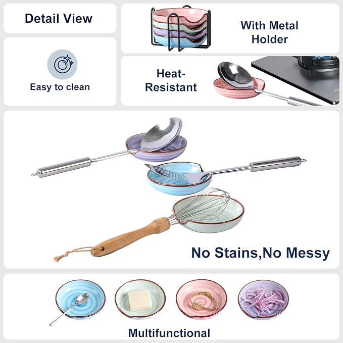 Selamica Ceramic Spoon Rest - Image 4