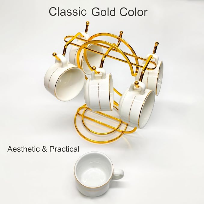 Coffee Mug Holder Metal, Mug TeaCups Holders Countertop, Coffee Mug Tea Cup - Image 7