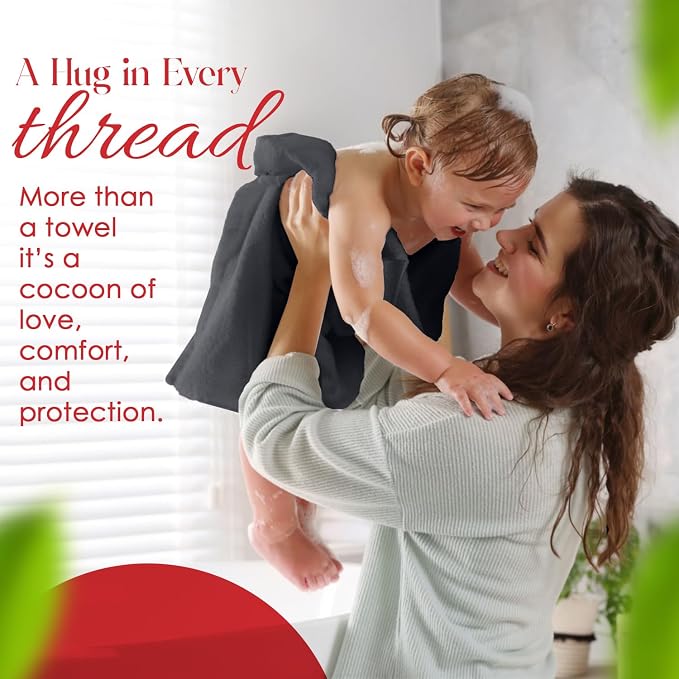 RIVERSIDE 100% Ring-Spun Cotton Bath Towels Set of 4 22 x 44 - Image 5