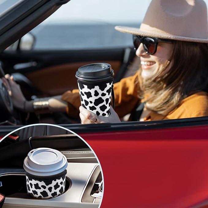 KJQJLY 3 Pack Reusable Iced Coffee Sleeves - Image 7
