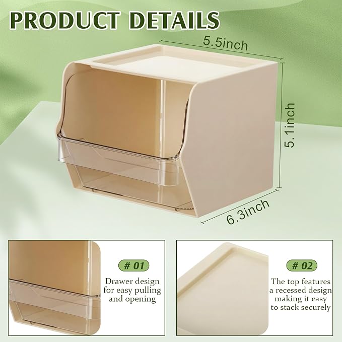 4pcs Coffee Pod Storage Bins - Image 2