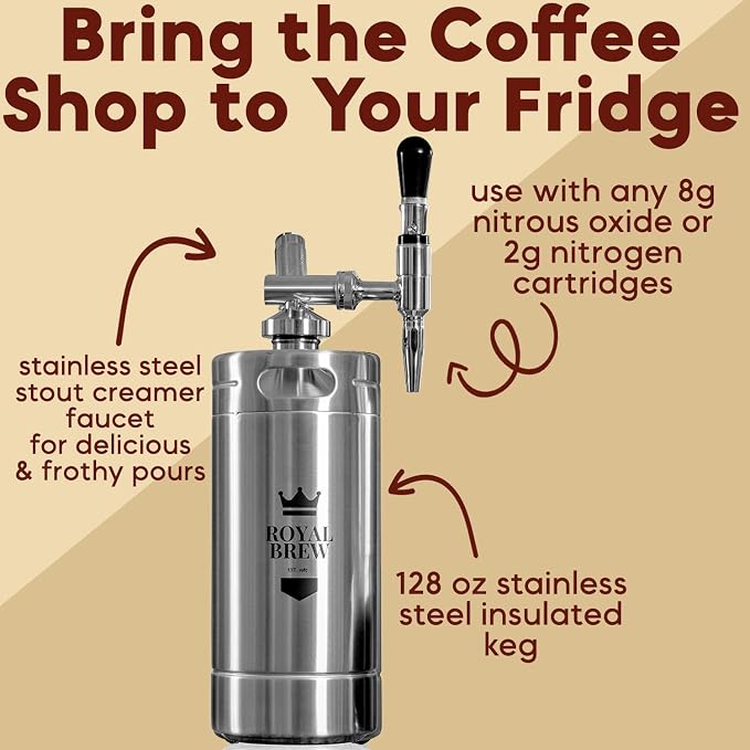 The Original Royal Brew Nitro Cold Brew Coffee Maker - Image 5