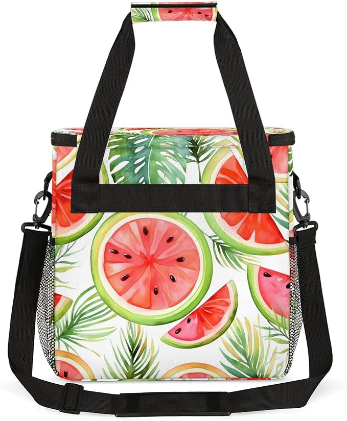 Summer Cartoon Fruit Watermelon Coffee Maker Carring Bag, Large Insulated - Image 5