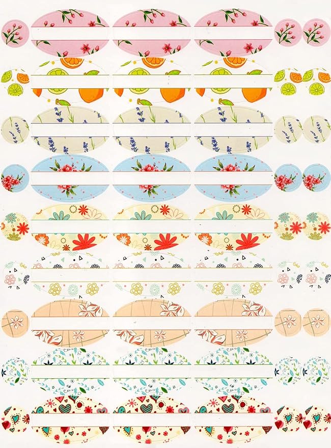 Essential Oil Labels Stickers for Bottles Round Chapstick Labels for Tubes by ZbFwmx
