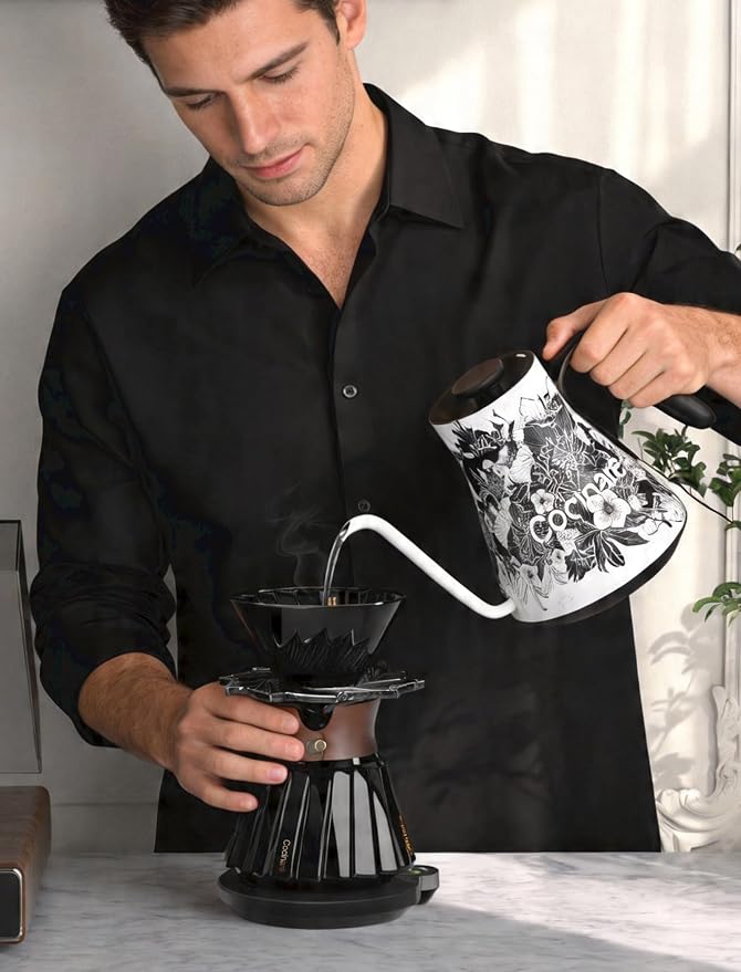 Cocinare Gooseneck Electric Kettle, ±0.5°F Precise Temperature Control - Image 2