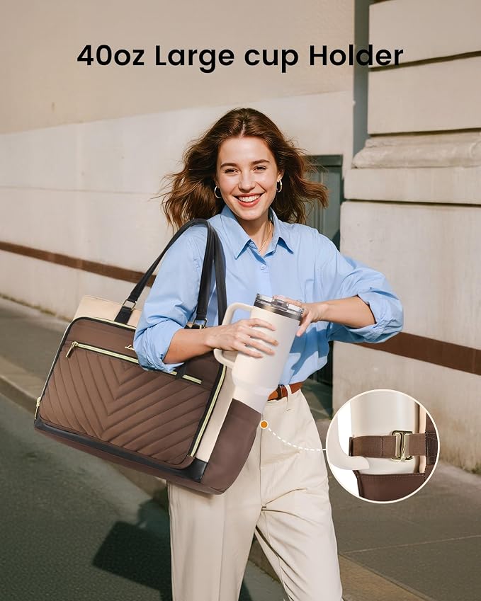 LOVEVOOK 17 Inch Laptop Tote Bag - Image 3