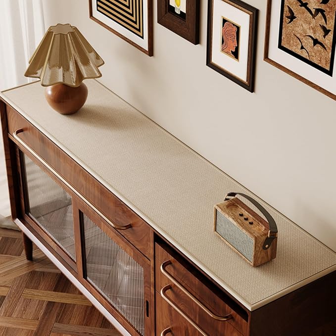 Sideboard Buffet Cabinet Cover, Super Absorbent Mat by Unknown