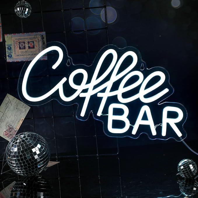 Kathfly Coffee Bar Neon Sign LED Neon Decor Modern LED Wall Sign by Kathfly