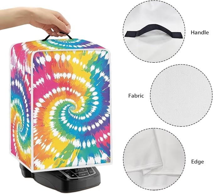 Colorful Gradient Coffee Machine Cover Dust Coffee Maker Cover Kitchen - Image 5