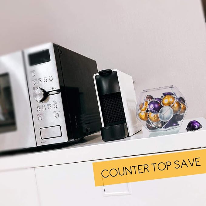 Large-Capacity 12-Sided Polygon Elegant Coffee Pods Holder - Image 5