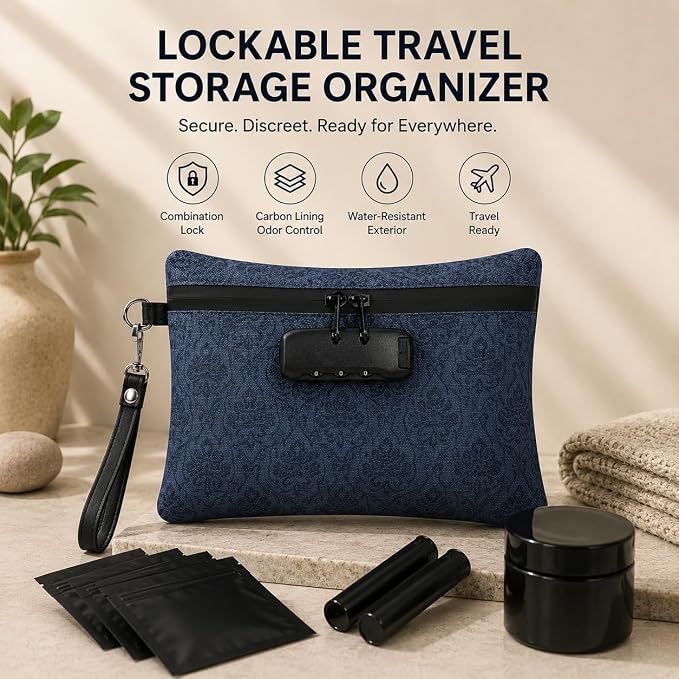 IDEATECH Lockable Travel Storage Organizer - Image 2