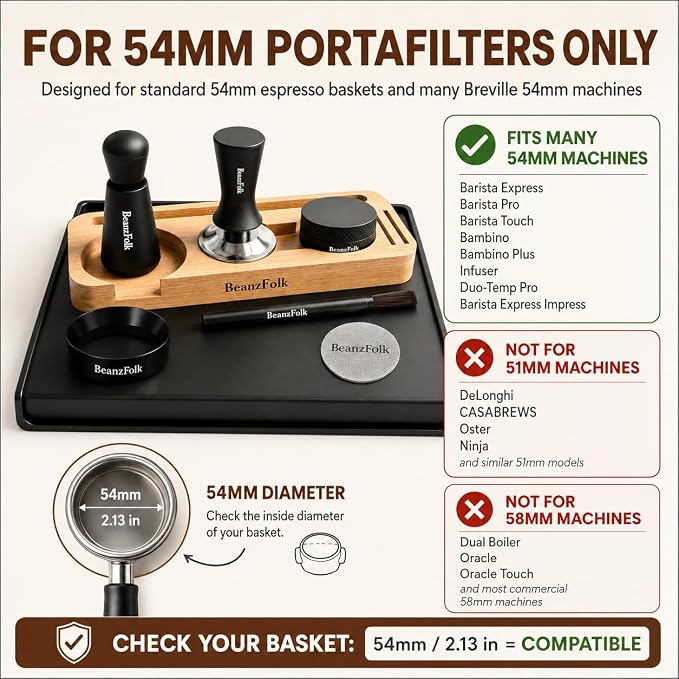 54mm Espresso Accessories Kit for Breville Barista Express, Bambino & Barista - Image 3